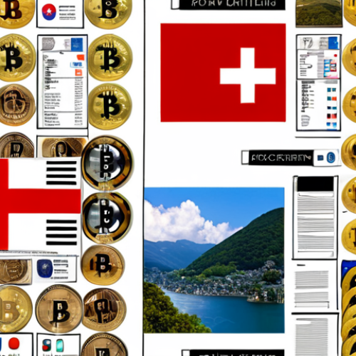 **Global Cryptocurrency Regulations Collage:** A digital collage showcasing diverse international approaches to cryptocurrency regulation. Include symbols representing different countries (e.g., Swiss flag, Japanese characters) alongside images of blockchain technology, legal documents, and a stylized FATF logo. The overall impression should convey a complex and evolving landscape.
