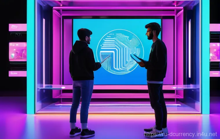 디지털화폐의 기술적 발전과 위험 - **Image Prompt: Decentralized Finance in a Bankless Future**
    "A clean, high-tech digital illustr...