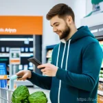 디지털화폐의 향후 발전 방향 - A young man in his early twenties, dressed in a stylish yet modest hoodie and jeans, is confidently ...