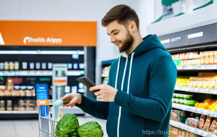 디지털화폐의 향후 발전 방향 - A young man in his early twenties, dressed in a stylish yet modest hoodie and jeans, is confidently ...