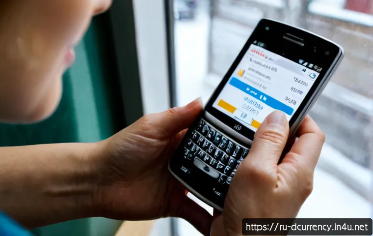 디지털화폐의 개인정보 보호 - Photorealistic close-up of a Russian woman in her early 50s using a modern smartphone for a digital ...